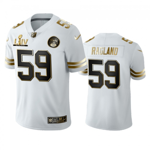 Reggie Ragland Chiefs White Super Bowl LIV Golden Edition Jersey