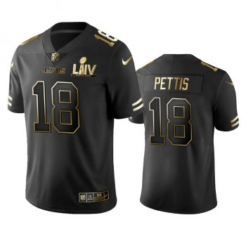 Dante Pettis 49ers Black Super Bowl LIV Golden Edition Jersey