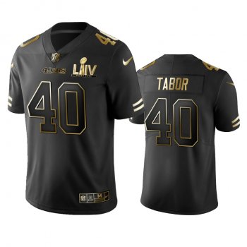 Teez Tabor 49ers Black Super Bowl LIV Golden Edition Jersey