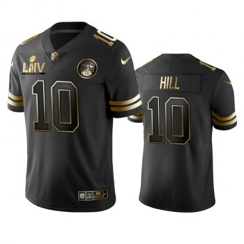 Tyreek Hill Chiefs Black Super Bowl LIV Golden Edition Jersey