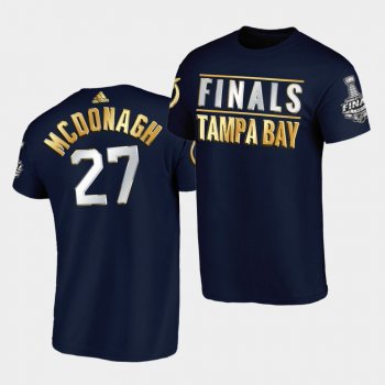 Ryan Mcdonagh Lightning 2020 Stanley Cup Finals Golden Limited Navy T-Shirt