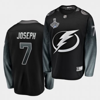 Tampa Bay Lightning Mathieu Joseph 2020 Stanley Cup Champions Alternate Black Men Jersey