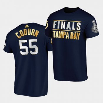 Braydon Coburn Lightning 2020 Stanley Cup Finals Golden Limited Navy T-Shirt