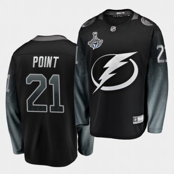 Tampa Bay Lightning Brayden Point 2020 Stanley Cup Champions Alternate Black Men Jersey