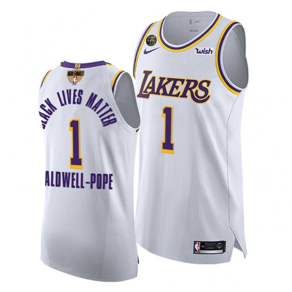 Kentavious Caldwell-Pope LA Lakers 2020 NBA Finals G3 Authentic White Jersey BLM