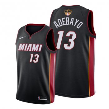 Miami Heat Bam Adebayo 2020 NBA Finals Bound Black Jersey Icon Edition