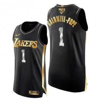 Los Angeles Lakers Kentavious Caldwell-Pope 2020 NBA Finals Authentic Golden Limited Edition Black Jersey 2020-21