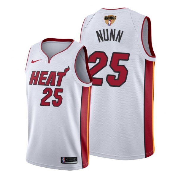 Miami Heat Kendrick Nunn 2020 NBA Finals Bound White Jersey Association Edition