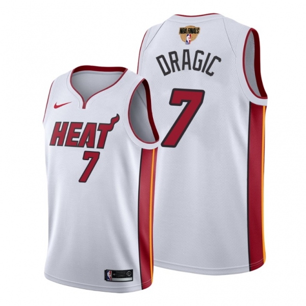 Miami Heat Goran Dragic 2020 NBA Finals Bound White Jersey Association Edition