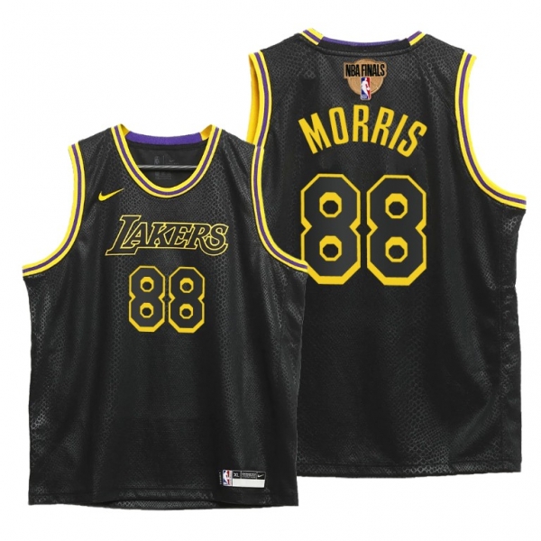 Youth Los Angeles Lakers Markieff Morris 2020 Western Conference Champions Black Jersey Mamba Inspired