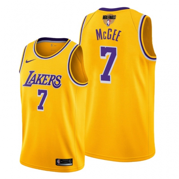 Los Angeles Lakers JaVale McGee 2020 NBA Finals Bound Gold Jersey Icon Edition