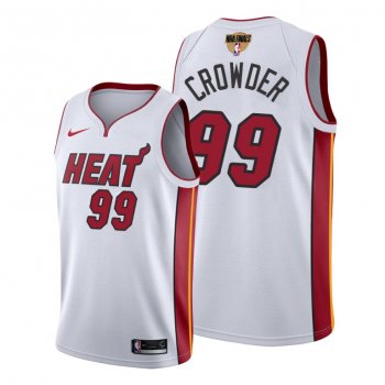 Miami Heat Jae Crowder 2020 NBA Finals Bound White Jersey Association Edition