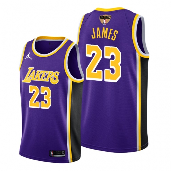 Los Angeles Lakers LeBron James 2020 NBA Finals Bound Purple Jersey Statement Edition