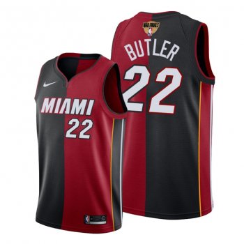 Miami Heat Jimmy Butler 2020 NBA Finals Bound Red Black Jersey Split Special Edition