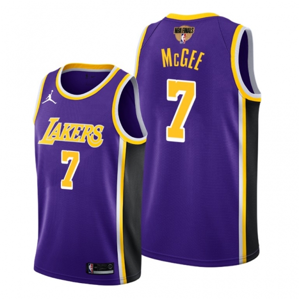 Los Angeles Lakers JaVale McGee 2020 NBA Finals Bound Purple Jersey Statement Edition