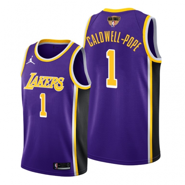 Los Angeles Lakers Kentavious Caldwell-Pope 2020 NBA Finals Bound Purple Jersey Statement Edition