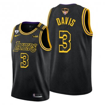 Los Angeles Lakers Anthony Davis 2020 Western Conference Champions Black Jersey Mamba Inspired