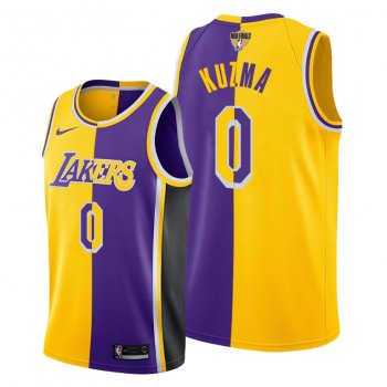 Los Angeles Lakers Kyle Kuzma 2020 NBA Finals Bound Gold Purple Jersey Split Special Edition