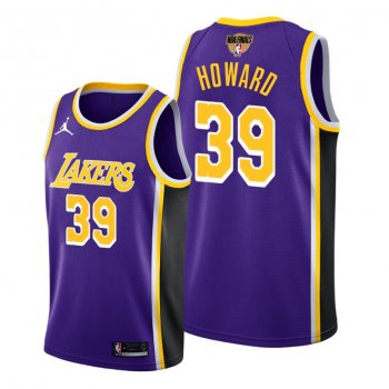 Los Angeles Lakers Dwight Howard 2020 NBA Finals Bound Purple Jersey Statement Edition