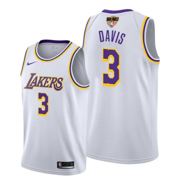 LA Lakers Anthony Davis 2020 NBA Finals Bound White Jersey Association