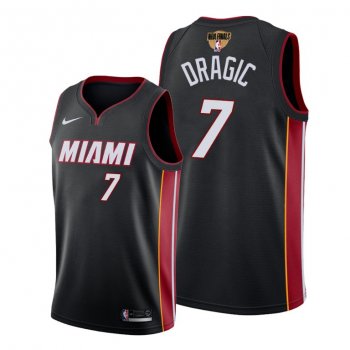 Miami Heat Goran Dragic 2020 NBA Finals Bound Black Jersey Icon Edition