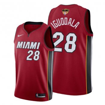 Miami Heat Andre Iguodala 2020 NBA Finals Bound Red Jersey Statement Edition