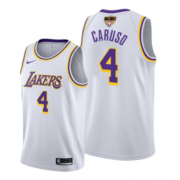 LA Lakers Alex Caruso 2020 NBA Finals Bound White Jersey Association