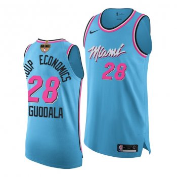 Andre Iguodala Miami Heat 2020 NBA Finals Authentic Blue Jersey Group Economics