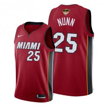 Miami Heat Kendrick Nunn 2020 NBA Finals Bound Red Jersey Statement Edition