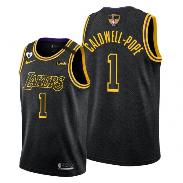 Los Angeles Lakers Kentavious Caldwell-Pope 2020 Western Conference Champions Black Jersey Mamba Inspired