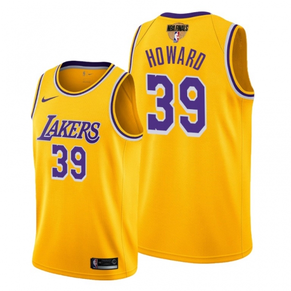 Los Angeles Lakers Dwight Howard 2020 NBA Finals Bound Gold Jersey Icon Edition