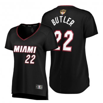 Women's Miami Heat Jimmy Butler 2020 NBA Finals Bound Black Jersey