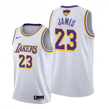 LA Lakers LeBron James 2020 NBA Finals Bound White Jersey Association