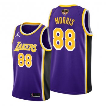 Los Angeles Lakers Markieff Morris 2020 NBA Finals Bound Purple Jersey Statement Edition