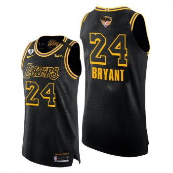 Los Angeles Lakers Kobe Bryant 2020 Western Conference Champions Black Jersey Mamba Authentic