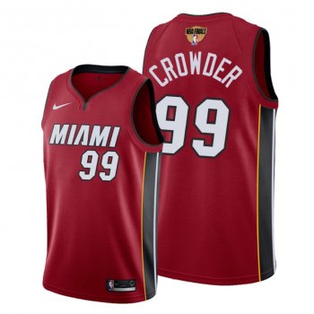 Miami Heat Jae Crowder 2020 NBA Finals Bound Red Jersey Statement Edition