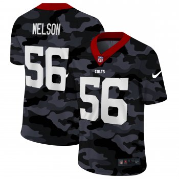 Indianapolis Colts #56 Quenton Nelson Men's Nike 2020 Black CAMO Vapor Untouchable Limited Stitched NFL Jersey