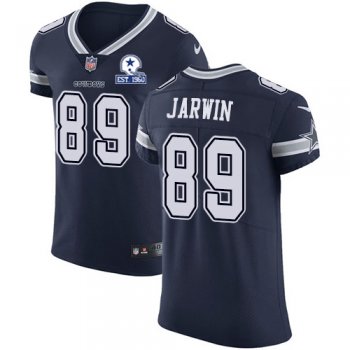 Nike Cowboys #89 Blake Jarwin Navy Blue Team Color Men's Stitched With Established In 1960 Patch NFL Vapor Untouchable Elite Jersey