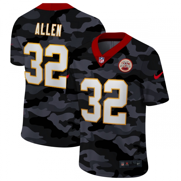 Kansas City Chiefs #32 Tyrann Mathieu Men's Nike 2020 Black CAMO Vapor Untouchable Limited Stitched NFL Jersey