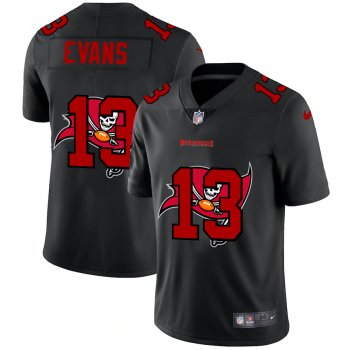 Tampa Bay Buccaneers #13 Mike Evans Men's Nike Team Logo Dual Overlap Limited NFL Jersey Black