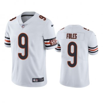 Chicago Bears Nick Foles White Vapor Limited Jersey