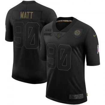 T.J. Watt Pittsburgh Steelers Nike 2020 Salute To Service Limited Jersey - Black