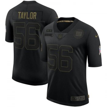 Lawrence Taylor New York Giants Nike 2020 Salute To Service Retired Limited Jersey - Black