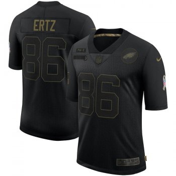 Zach Ertz Philadelphia Eagles Nike 2020 Salute To Service Limited Jersey - Black