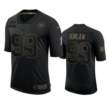 San Francisco 49ers Javon Kinlaw Black 2020 Salute To Service Limited Jersey