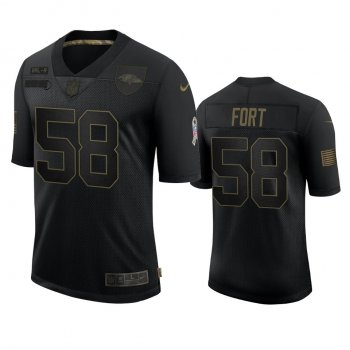 Baltimore Ravens L.J. Fort Black 2020 Salute To Service Limited Jersey