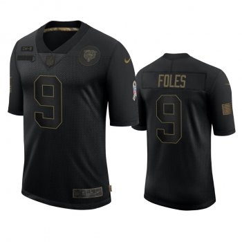 Chicago Bears Nick Foles Black 2020 Salute To Service Limited Jersey