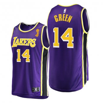 Los Angeles Lakers 2020 NBA Finals Champions Danny Green Purple Jersey Replica Statement