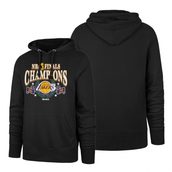 Los Angeles Lakers 2020 NBA Finals Champions Black Hoodie Headline Victory Pullover