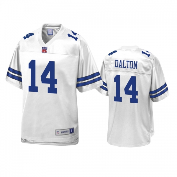 Dallas Cowboys Andy Dalton White Pro Line Jersey - Men's